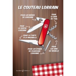 Carte postale - Le Couteau Lorrain